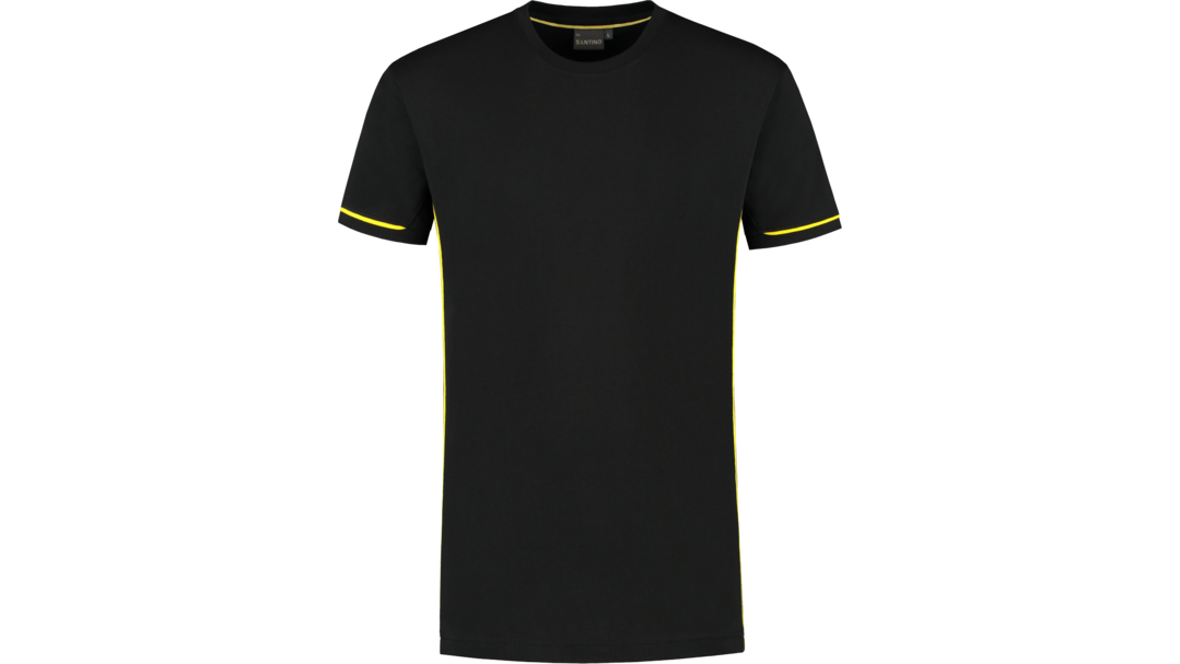 Santino T-shirt Cal+ Black / Yellow, S