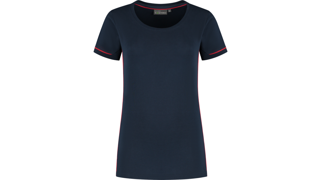 Santino T-shirt Cal Ladies Real Navy / Red, XS