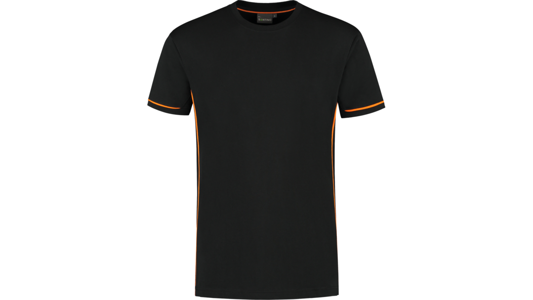 Santino T-shirt Cal Black / Orange, S