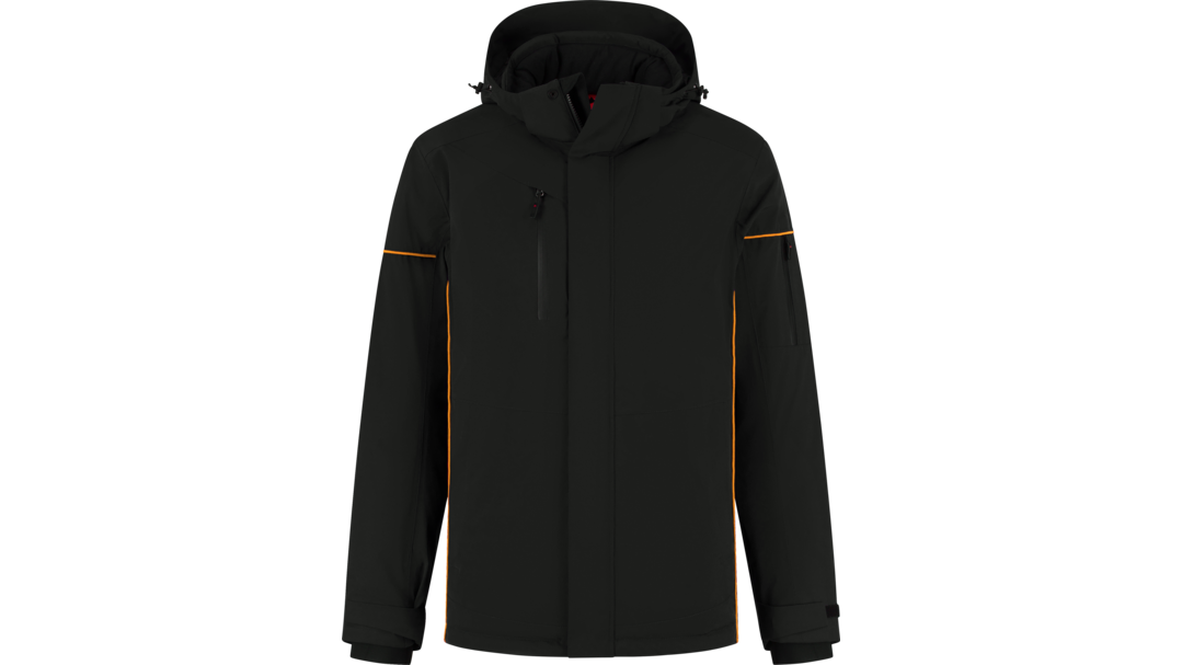 Santino Winter Jacket Carl Black / Orange, S