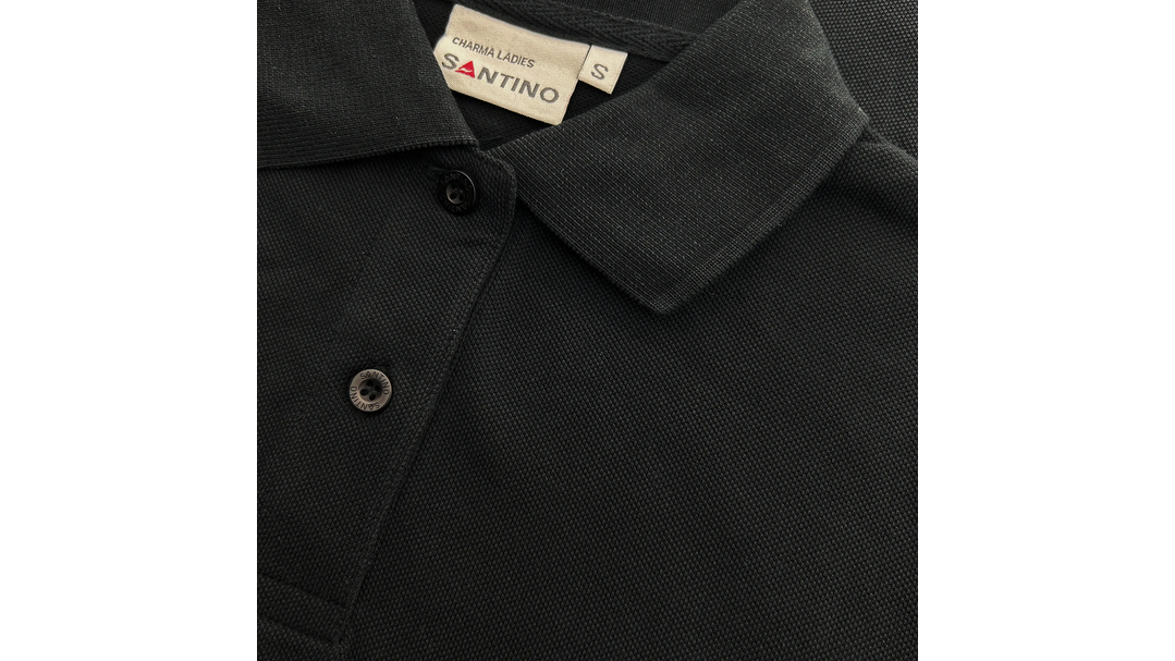Santino Poloshirt Charma Ladies Black, S