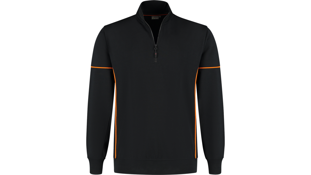 Santino Zipsweater Collin Black / Orange, S