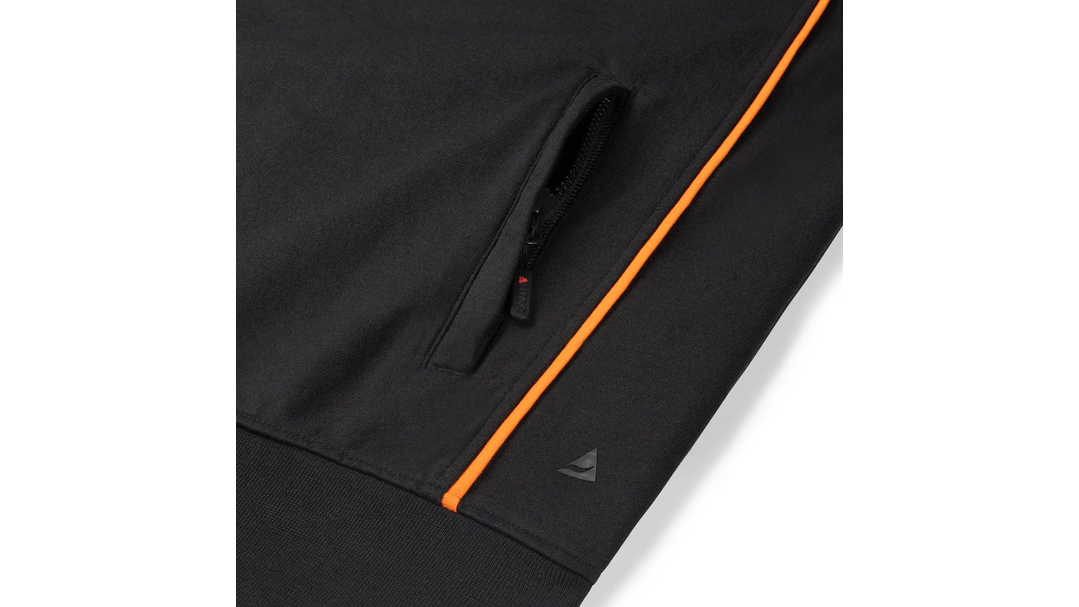 Santino Sweatvest Colt Black / Orange, S
