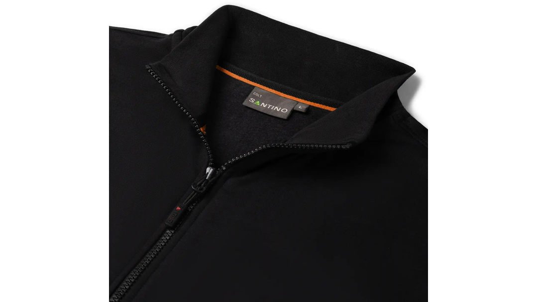 Santino Sweatvest Colt Black / Orange, S