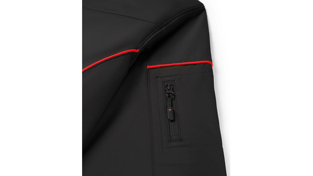 Santino Softshell Jacket Curtis Ladies Black / Red, XS