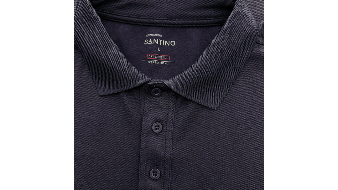 Santino Poloshirt Edinburgh Graphite, XS