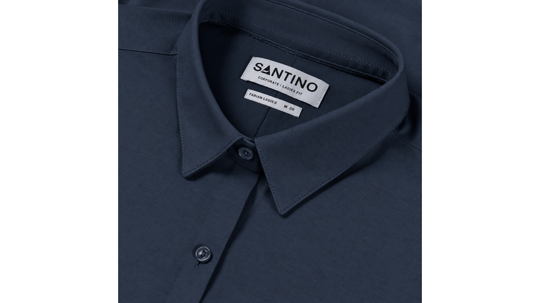 Santino Shirt Fabian Ladies Navy, S