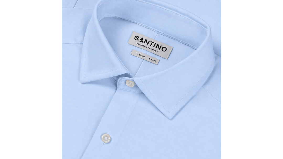 Santino Shirt Fabian Light Blue, S