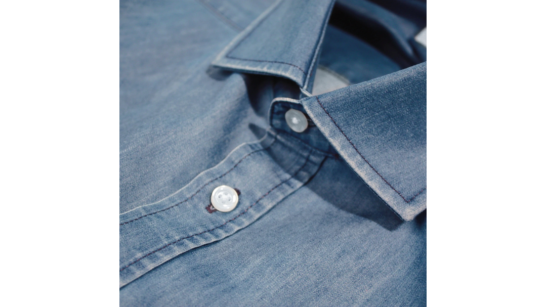 Santino Shirt Felix Washed Denim, S
