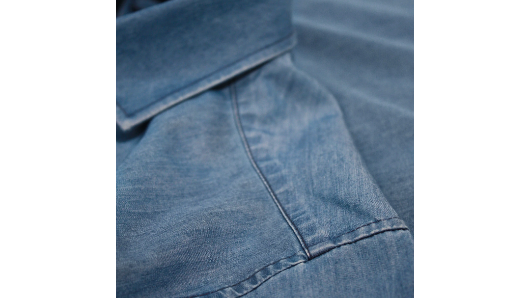 Santino Shirt Felix Washed Denim, S