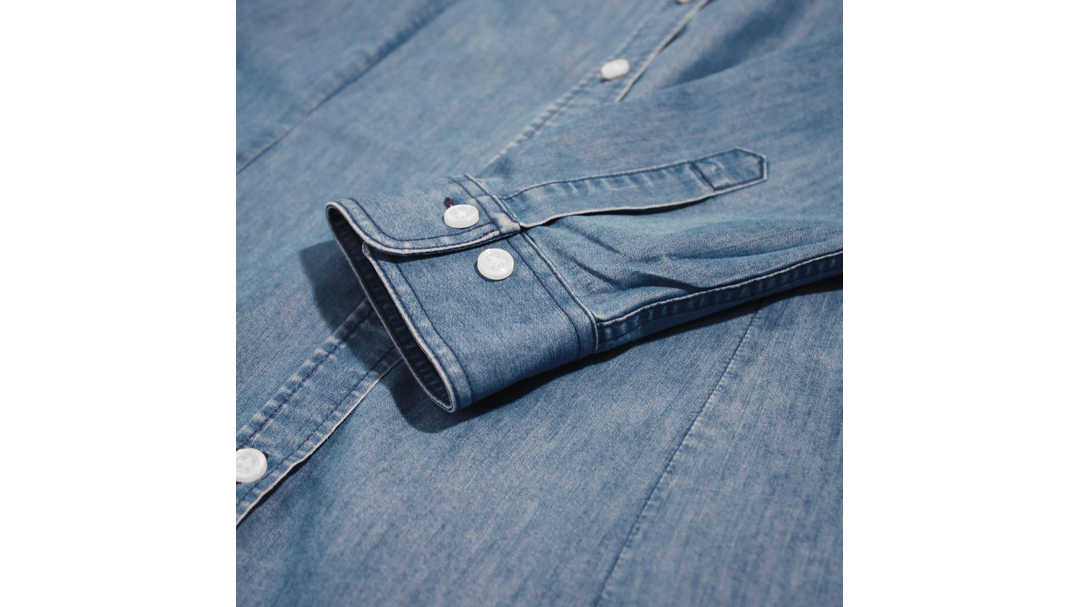 Santino Shirt Felix Ladies Washed Denim, XS