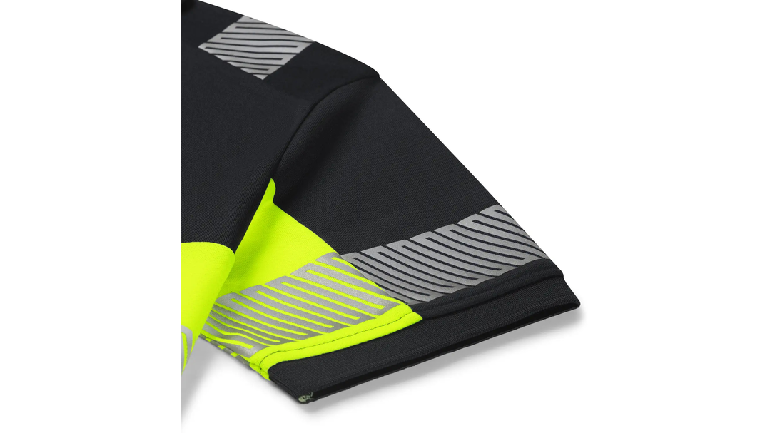 Santino Poloshirt Heda Black / Fluor Yellow, S