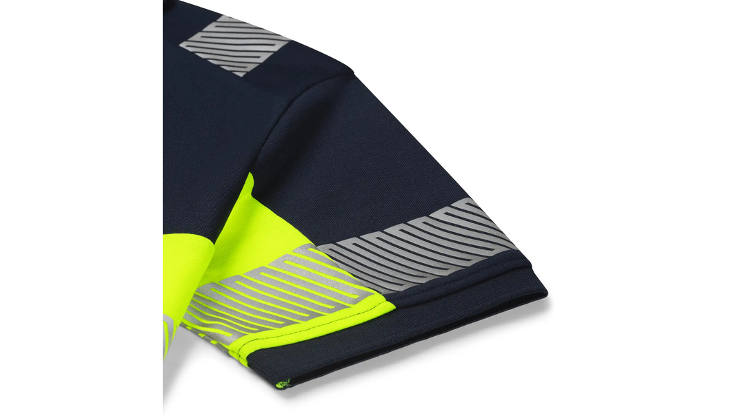 Santino Poloshirt Heda Real Navy / Fluor Yellow, S