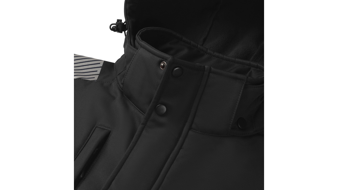 Santino Softshell Jacket Hinto Black / Fluor Orange, S