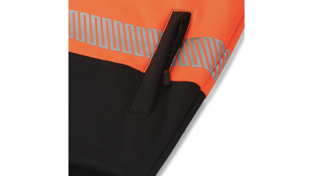 Santino Softshell Jacket Hinto Black / Fluor Orange, S