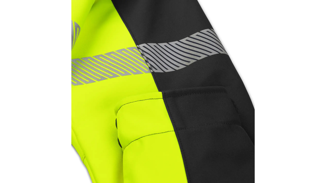 Santino Softshell Jacket Hinto Black / Fluor Yellow, S