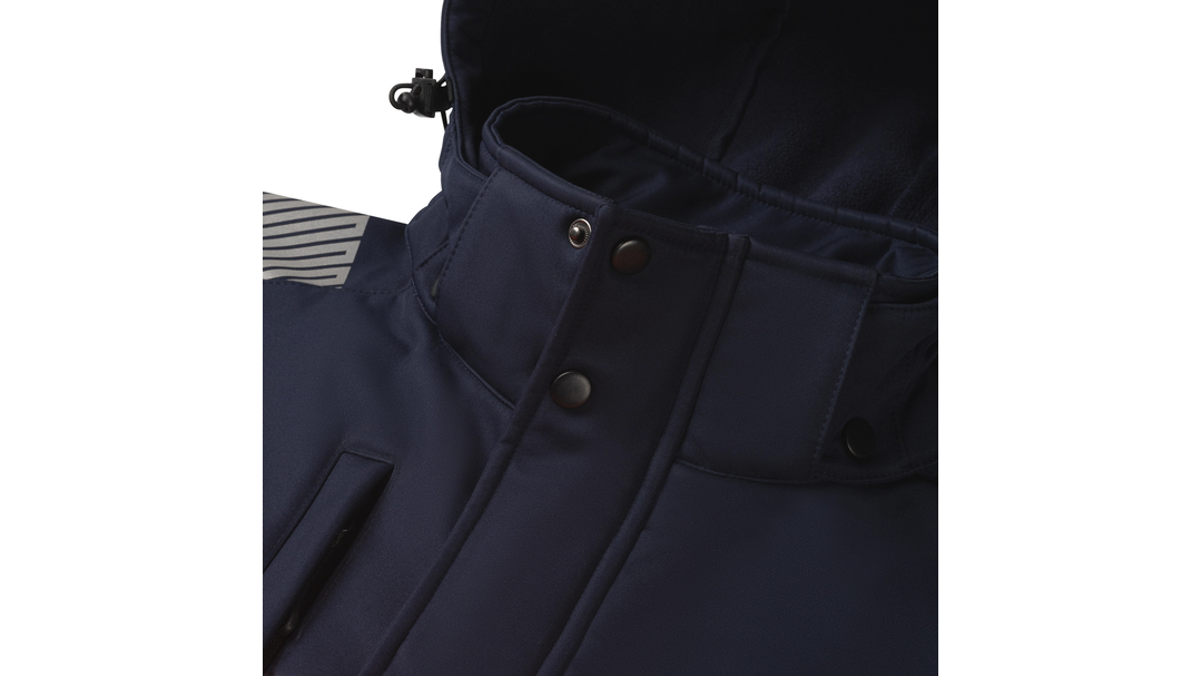 Santino Softshell Jacket Hinto Real Navy / Fluor Orange, S
