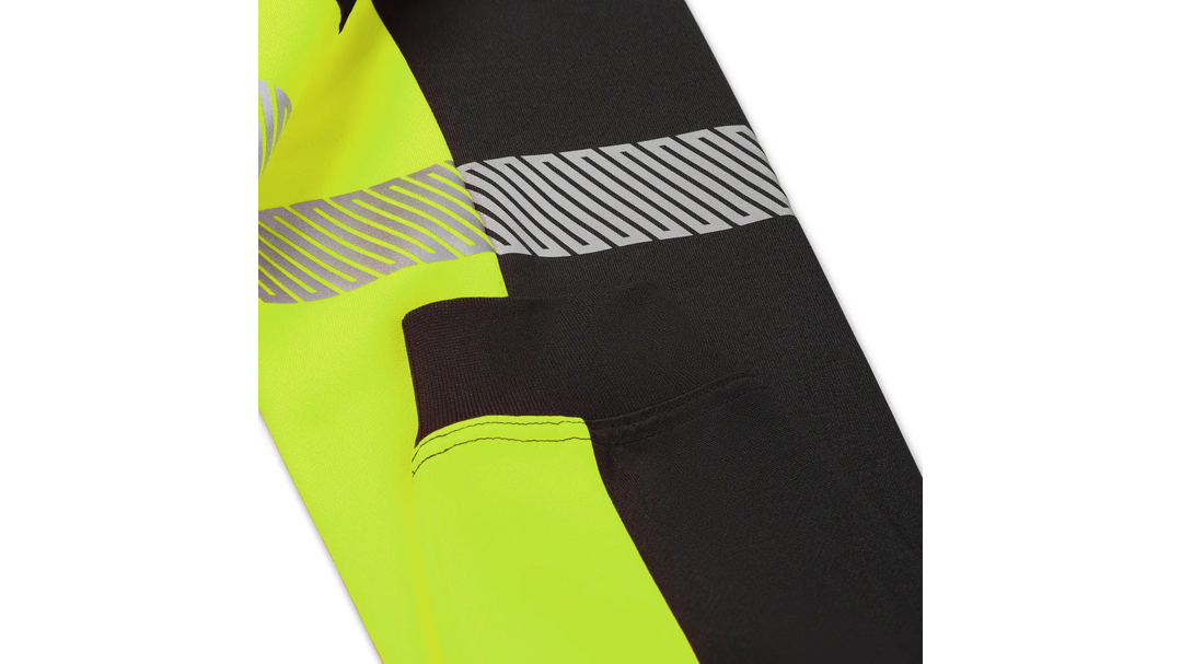 Santino Sweater Hudson Black / Fluor Yellow, S