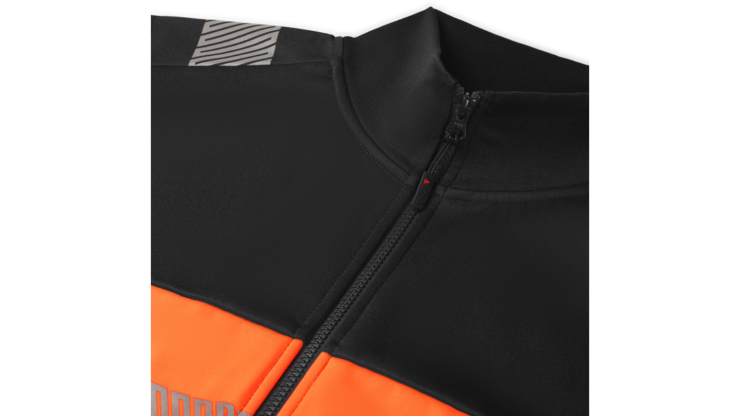 Santino Sweatvest Hugo Black / Fluor Orange, S