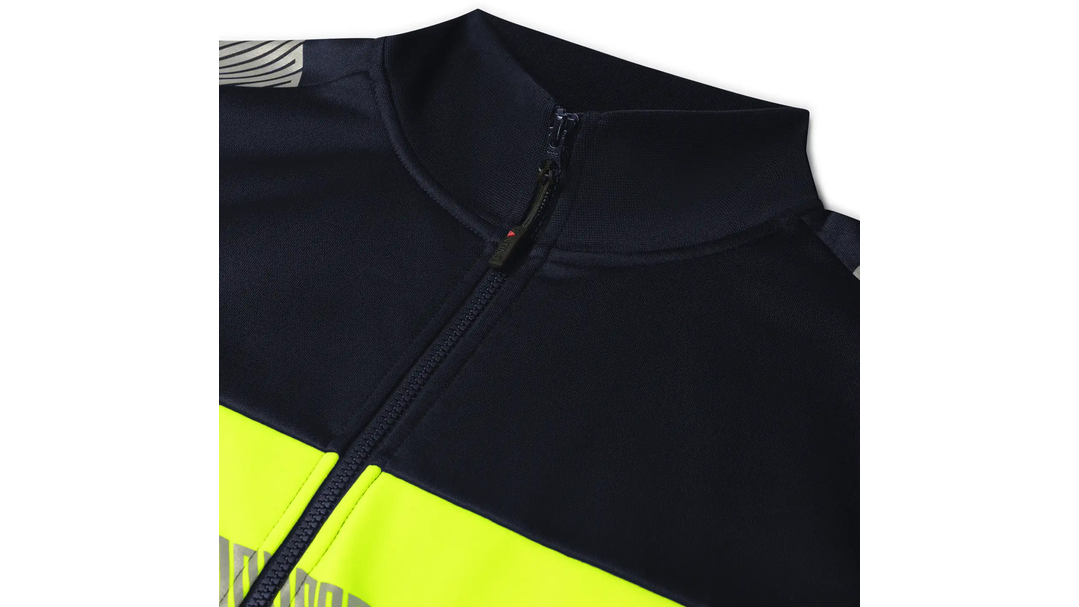 Santino Sweatvest Hugo Real Navy / Fluor Yellow, S