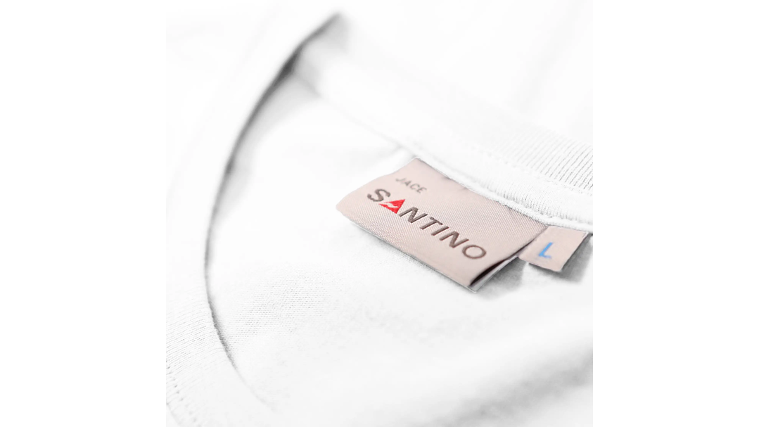 Santino T-shirt Jace C-neck White, XS