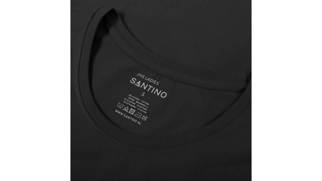 Santino T-shirt Jive Ladies Black, XS