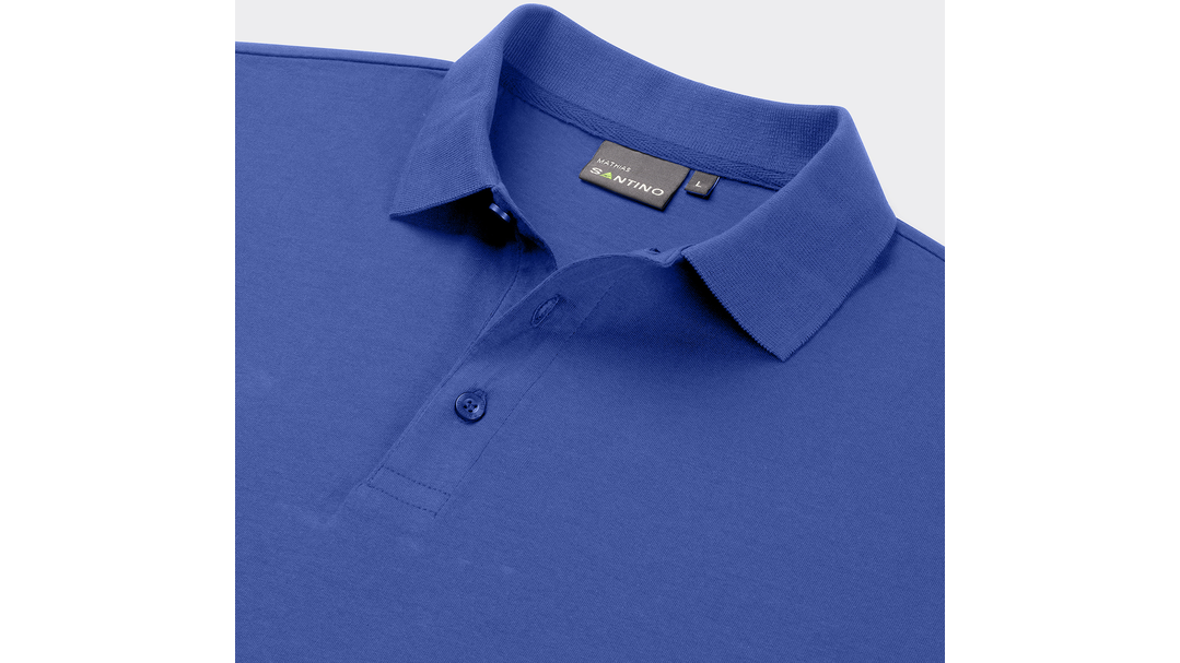 Santino Poloshirt Mathias Royal Blue, S