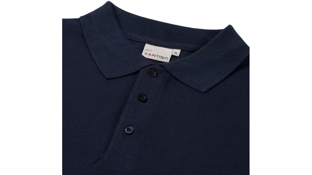 Santino Poloshirt Matt Real Navy, XS