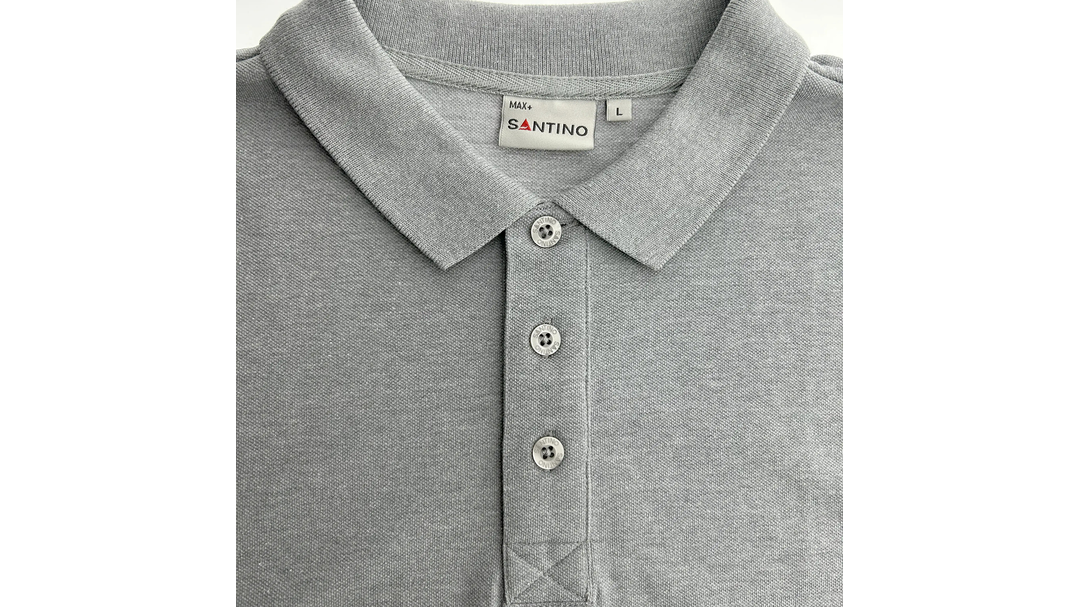 Santino Poloshirt Max+ Sport Grey, XS