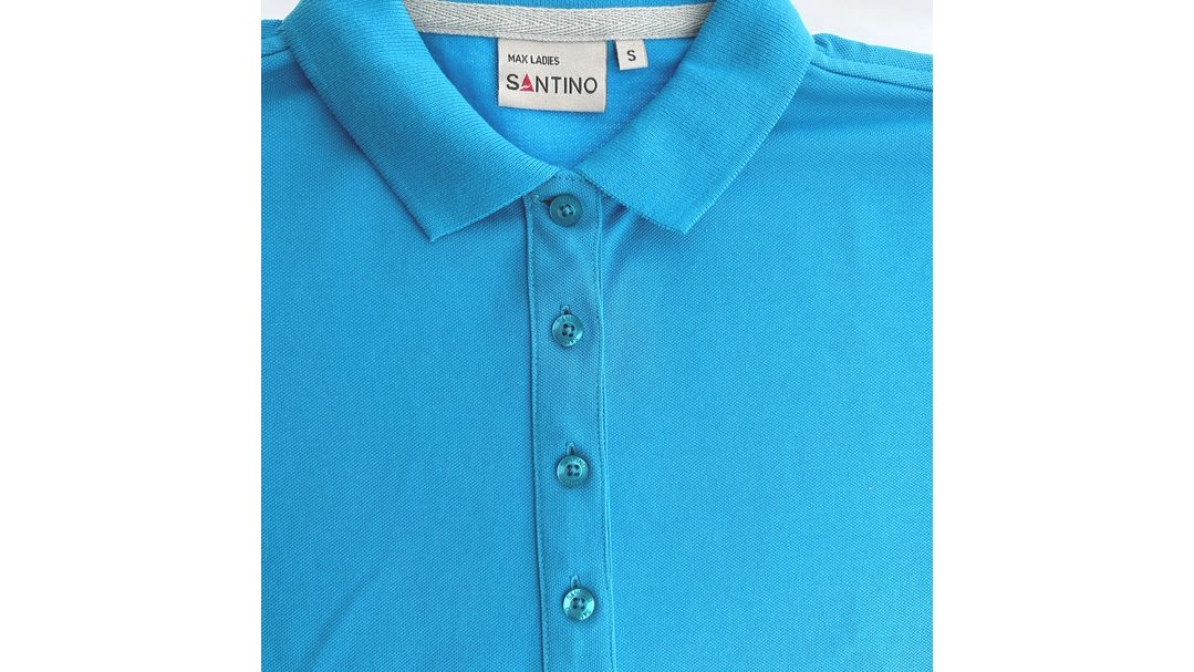 Santino Poloshirt Max Ladies Aqua, XS