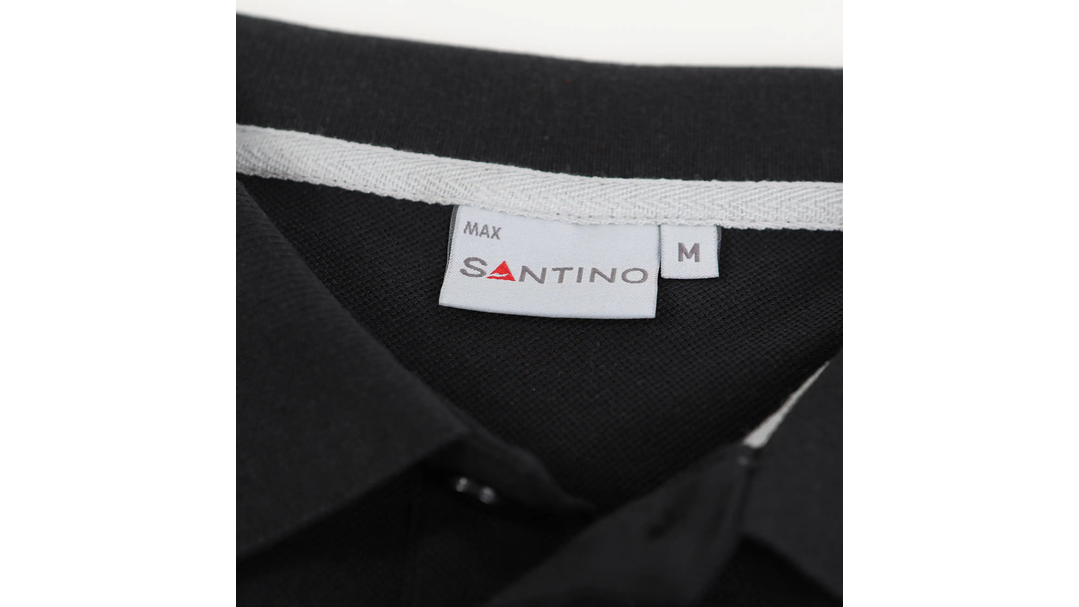 Santino Poloshirt Max Black, XS