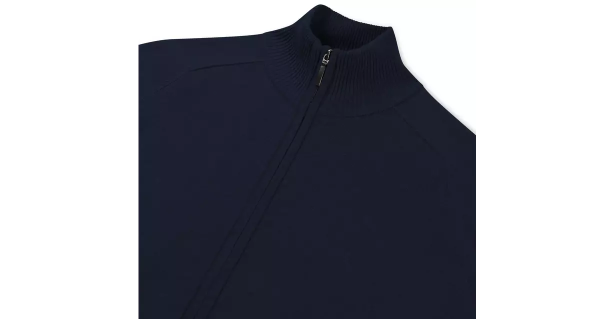 Santino Zip Cardigan Plano Ladies