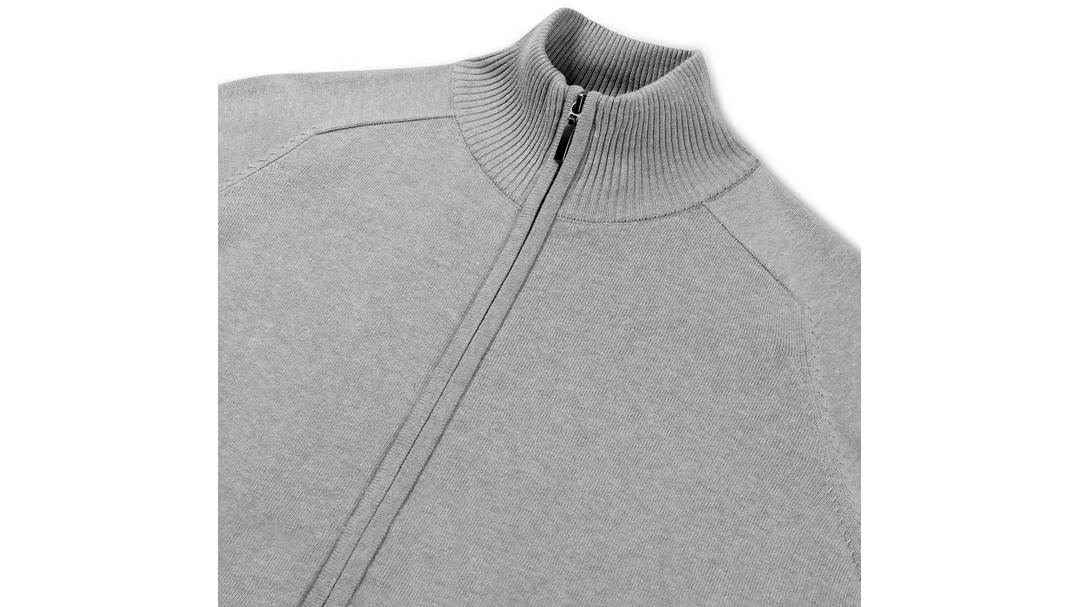 Santino Zip Cardigan Plano Ladies Sport Grey, XS