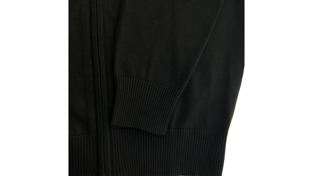 Santino Zip Cardigan Plano Black, S