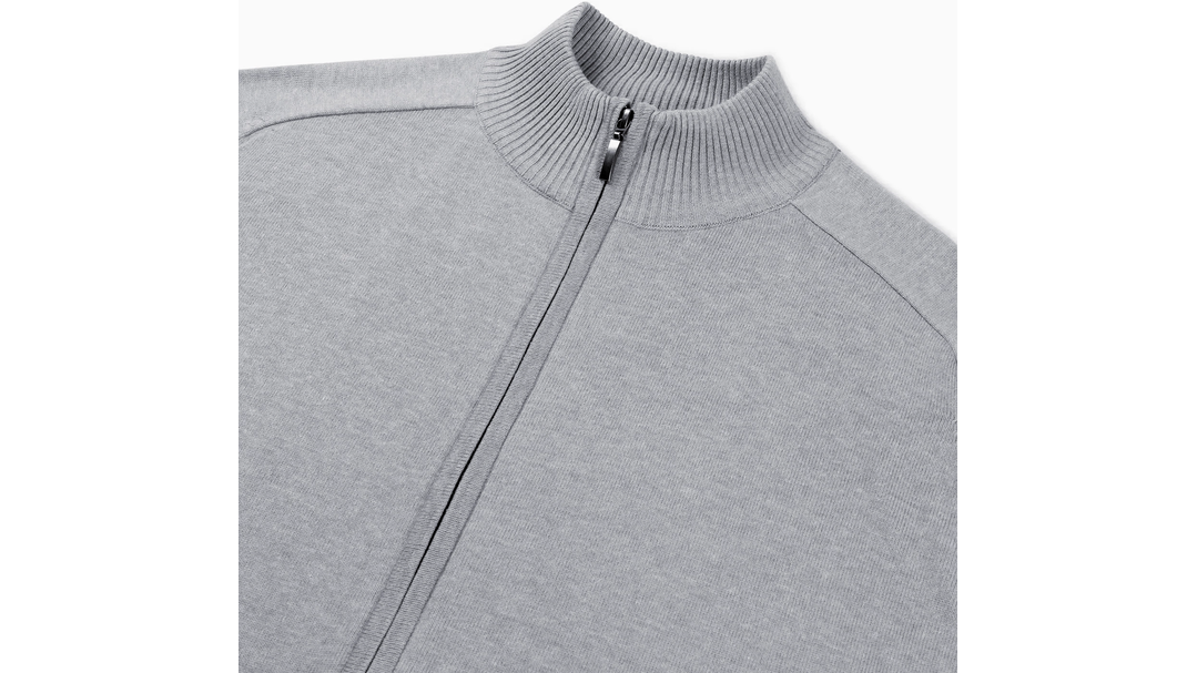 Santino Zip Cardigan Plano Sport Grey, S