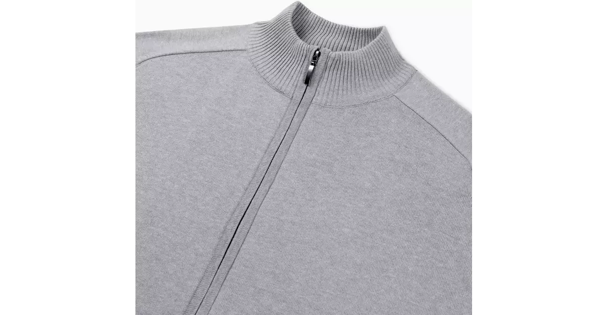 Santino Zip Cardigan Plano