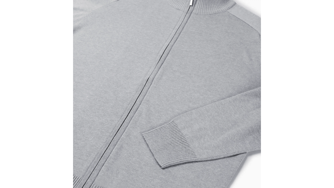 Santino Zip Cardigan Plano Sport Grey, S