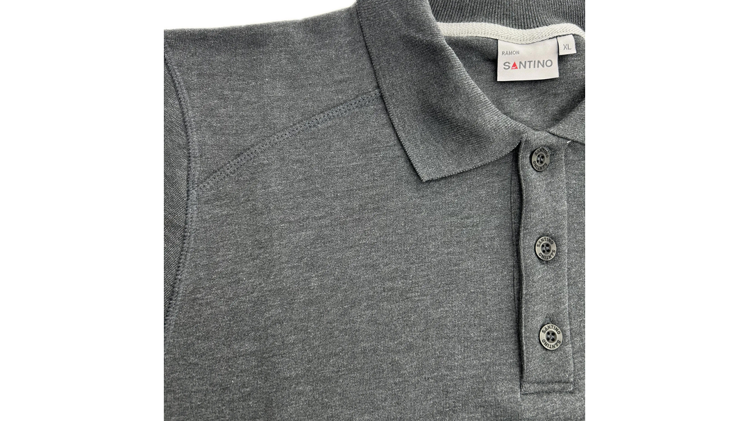 Santino Polosweater Ramon Dark Grey, S