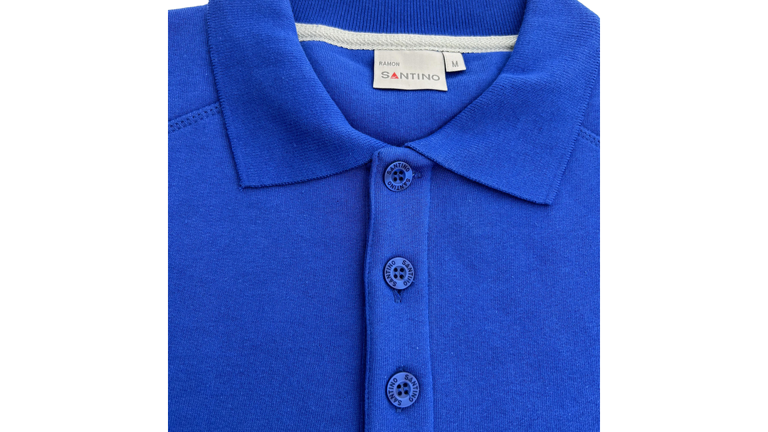 Santino Polosweater Ramon Royal Blue, S