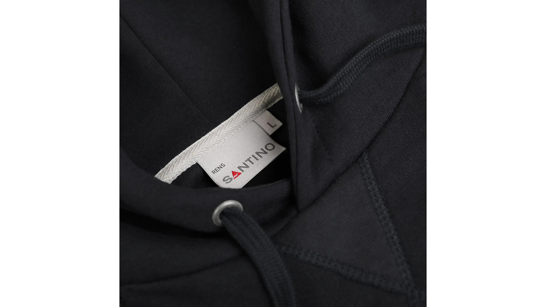Santino Hooded Sweater Rens Black, XS