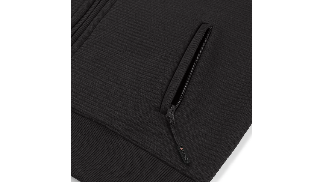 Santino Sweatvest Revi Black, S