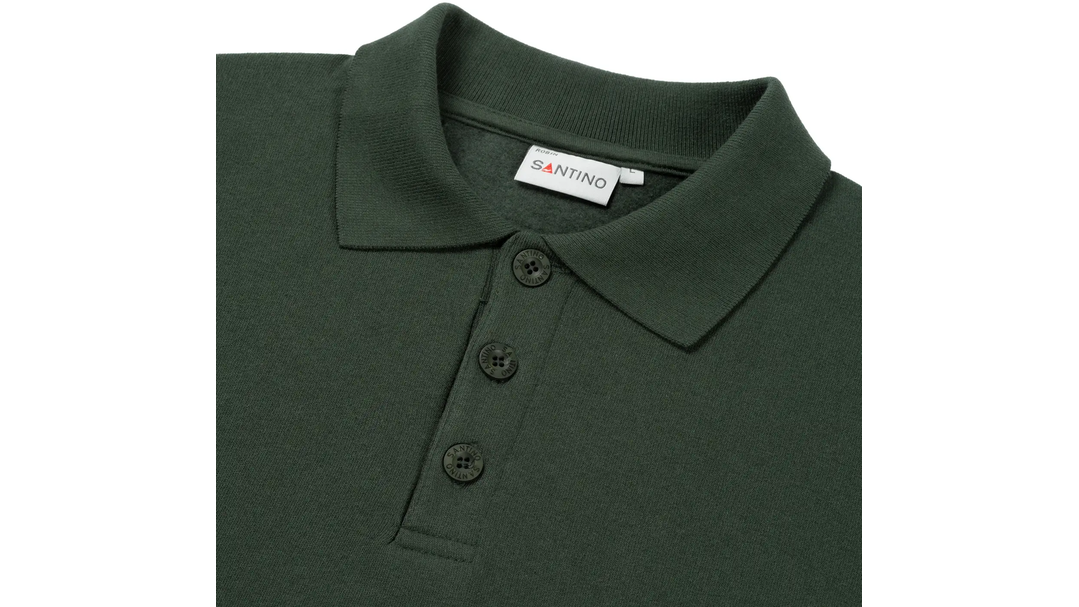 Santino Polosweater Robin Dark Green, XS