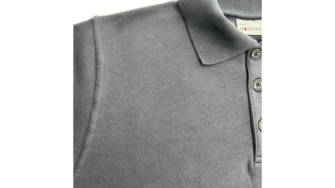 Santino Polosweater Robin Dark Grey, S
