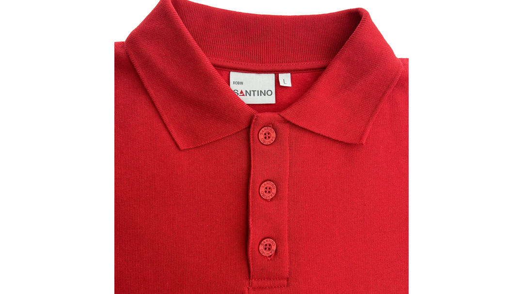 Santino Polosweater Robin Red, L