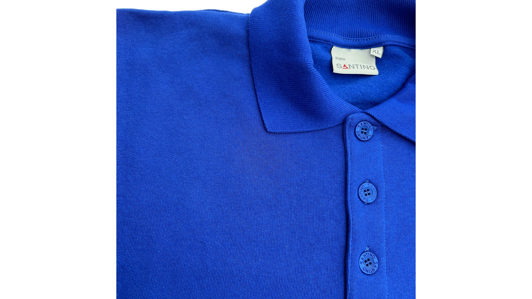 Santino Polosweater Robin Royal Blue, S