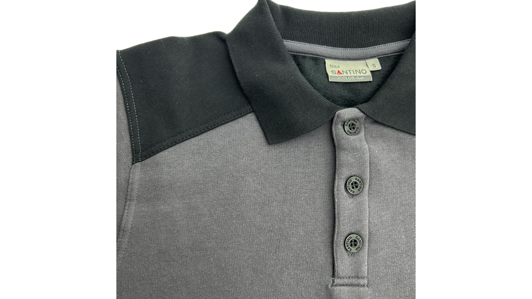 Santino Polosweater Tesla Graphite / Black, S