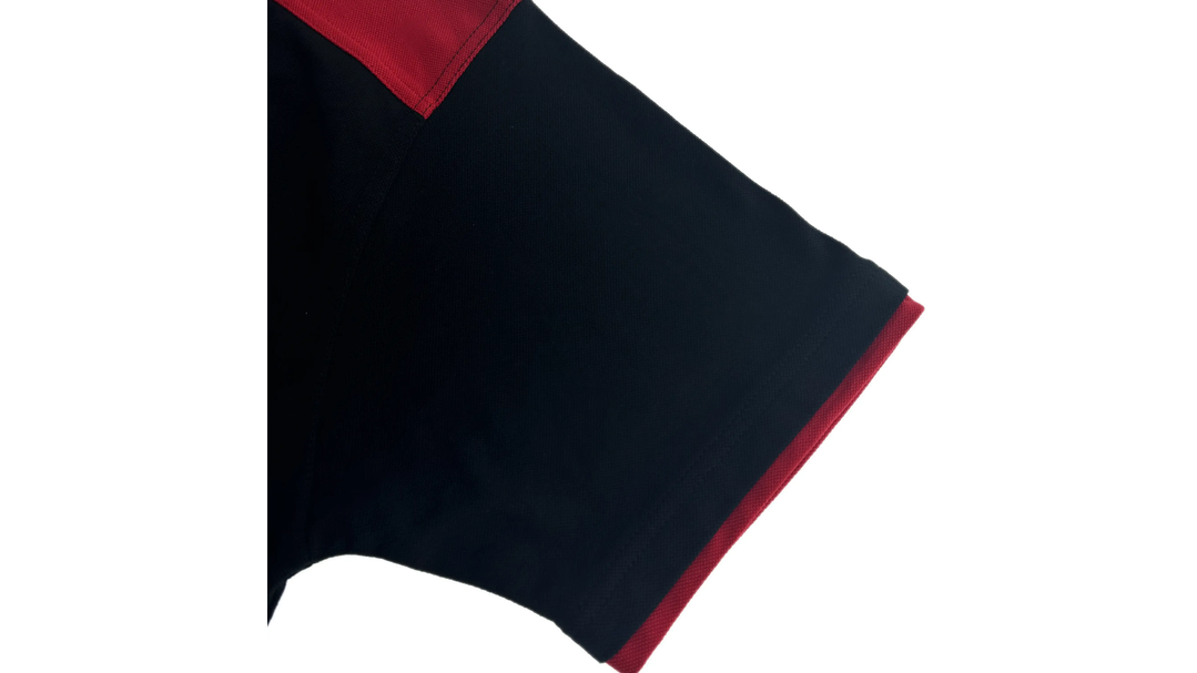 Santino Poloshirt Tivoli Black / Red, S