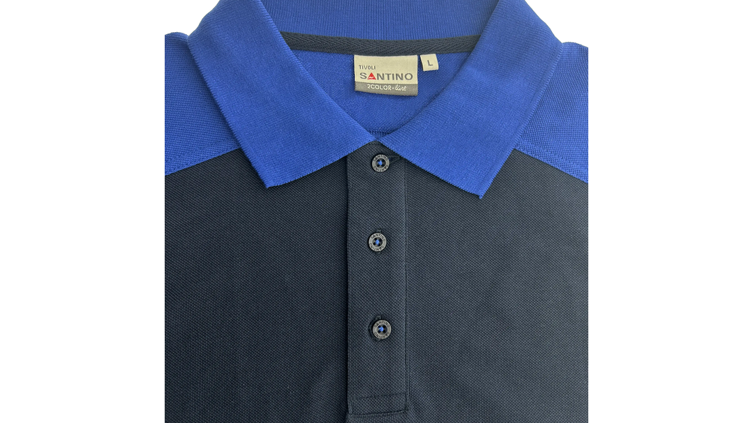 Santino Poloshirt Tivoli Real Navy / Royal Blue, S