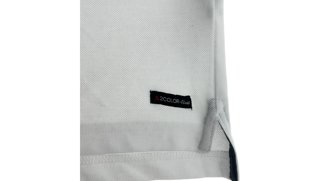 Santino Poloshirt Tivoli White / Graphite, M
