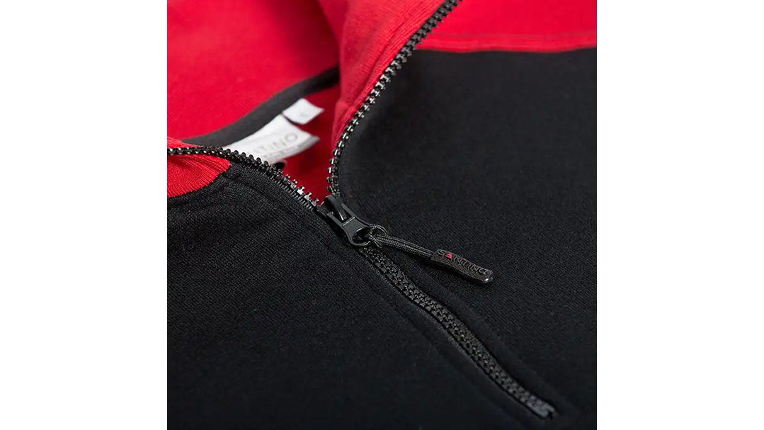 Santino Zipsweater Tokyo Black / Red, S